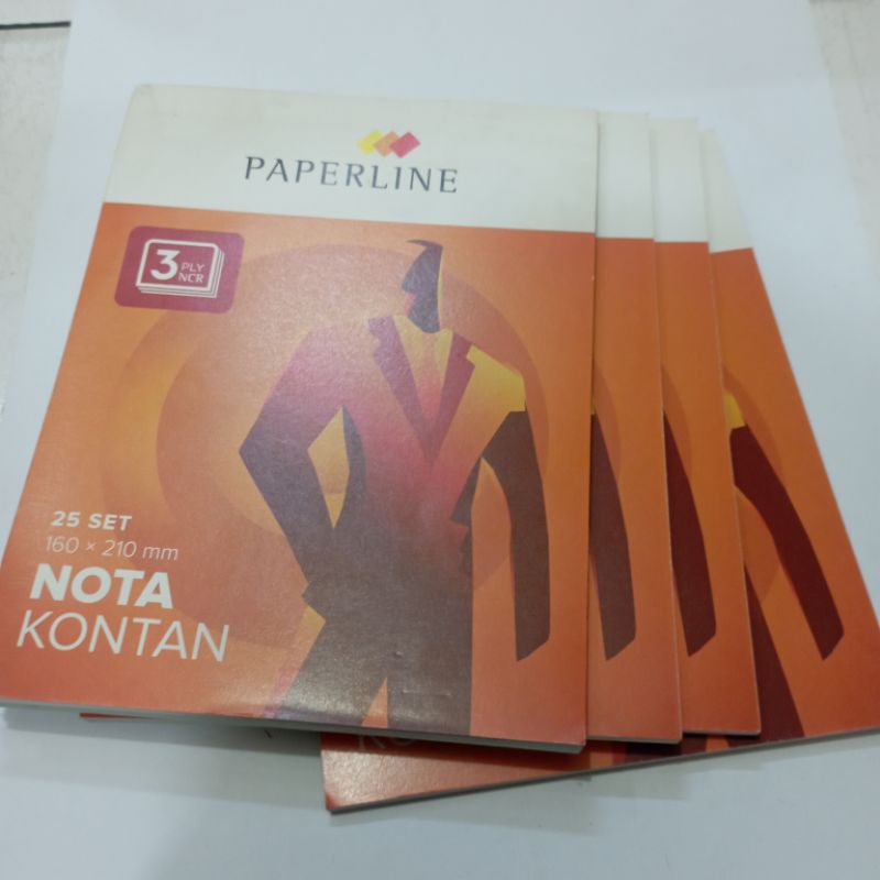 

NOTA KONTAN PAPERLINE 3PLY (25 set) 160x210mm / pcs