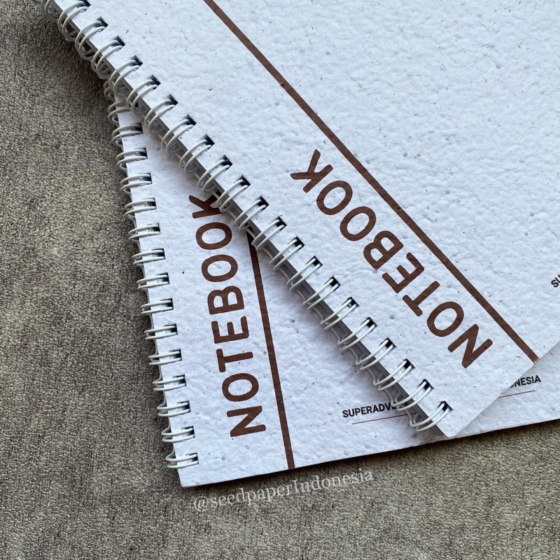 

recycled Notebook aesthetic plantable seed paper bisa tumbuh dan ditanam