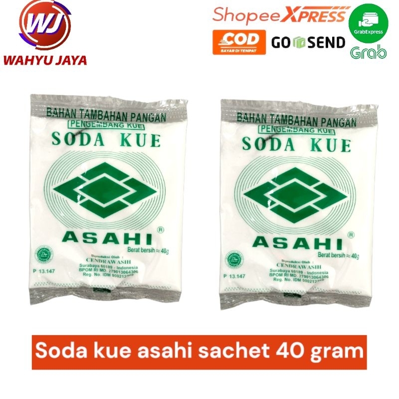 

soda kue asahi sachet 40 gram