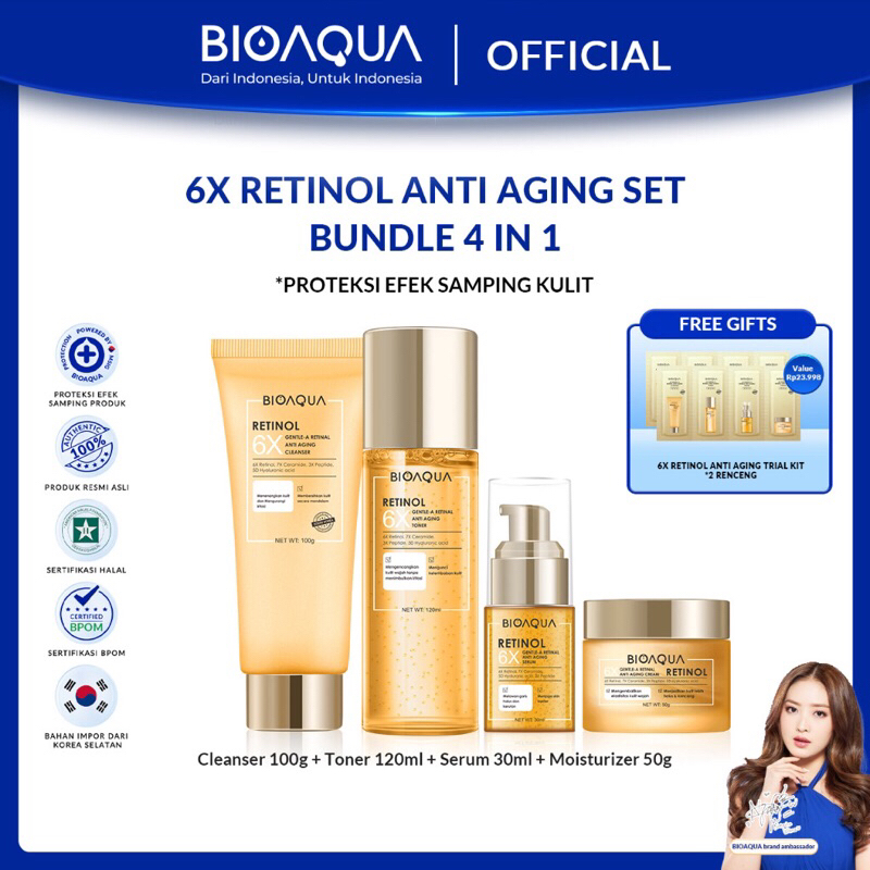 [BPOM] BIOAQUA Retinol 6X Gentle-A Retinal