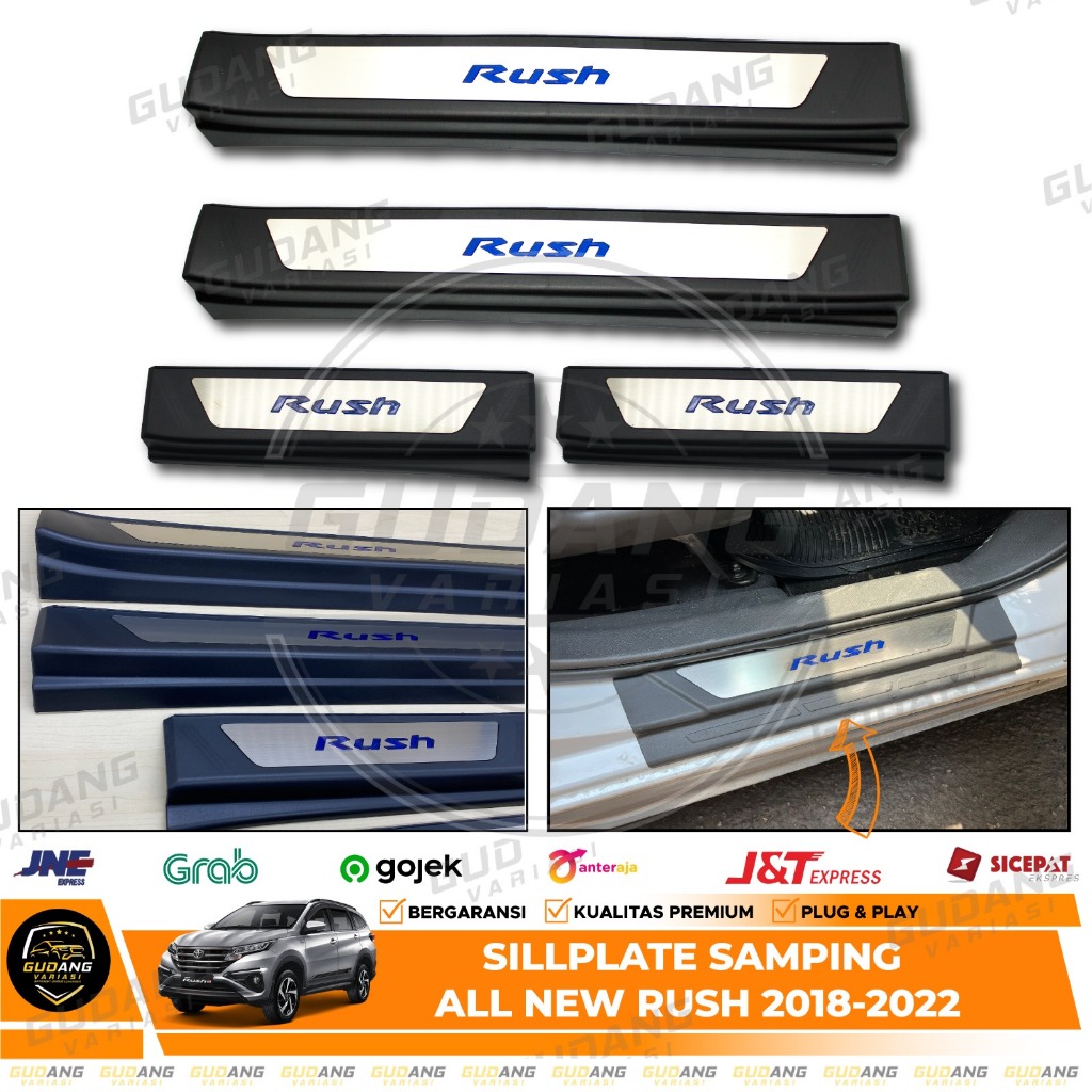 Sillplate Samping Rush 2018-2023