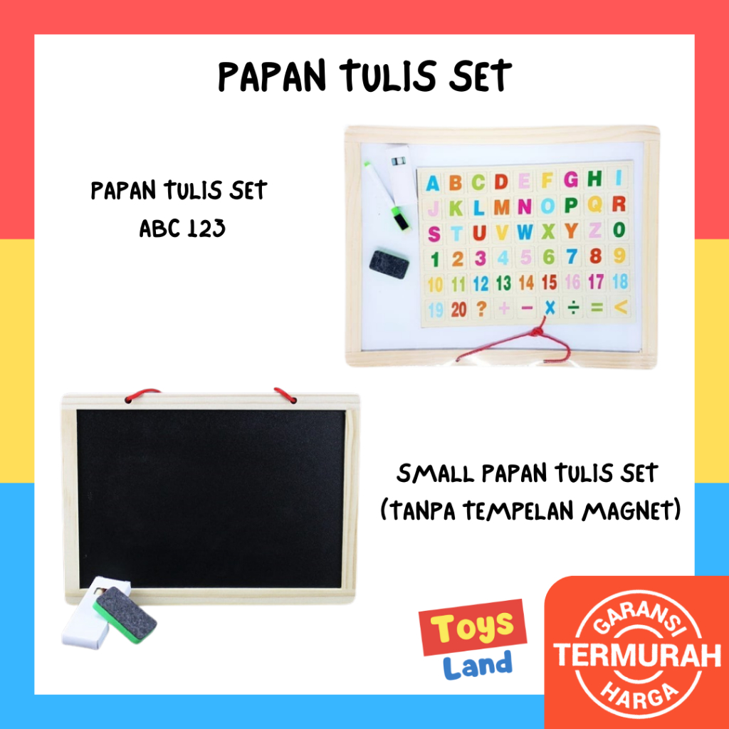 Papan Tulis Set Abc 123 Papan Magnet Anak Mainan Papan Tulis Mainan Papan Tulis Anak Magnetic Papan 
