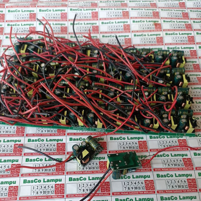 mesin/Driver lampu LED 9w sampai 15w untuk semua jenis led