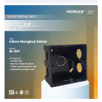 MORGEN IB DUS MG-IB001 KOTAK TANAM HITAMINBOW DOS BOX SAKLAR SNI