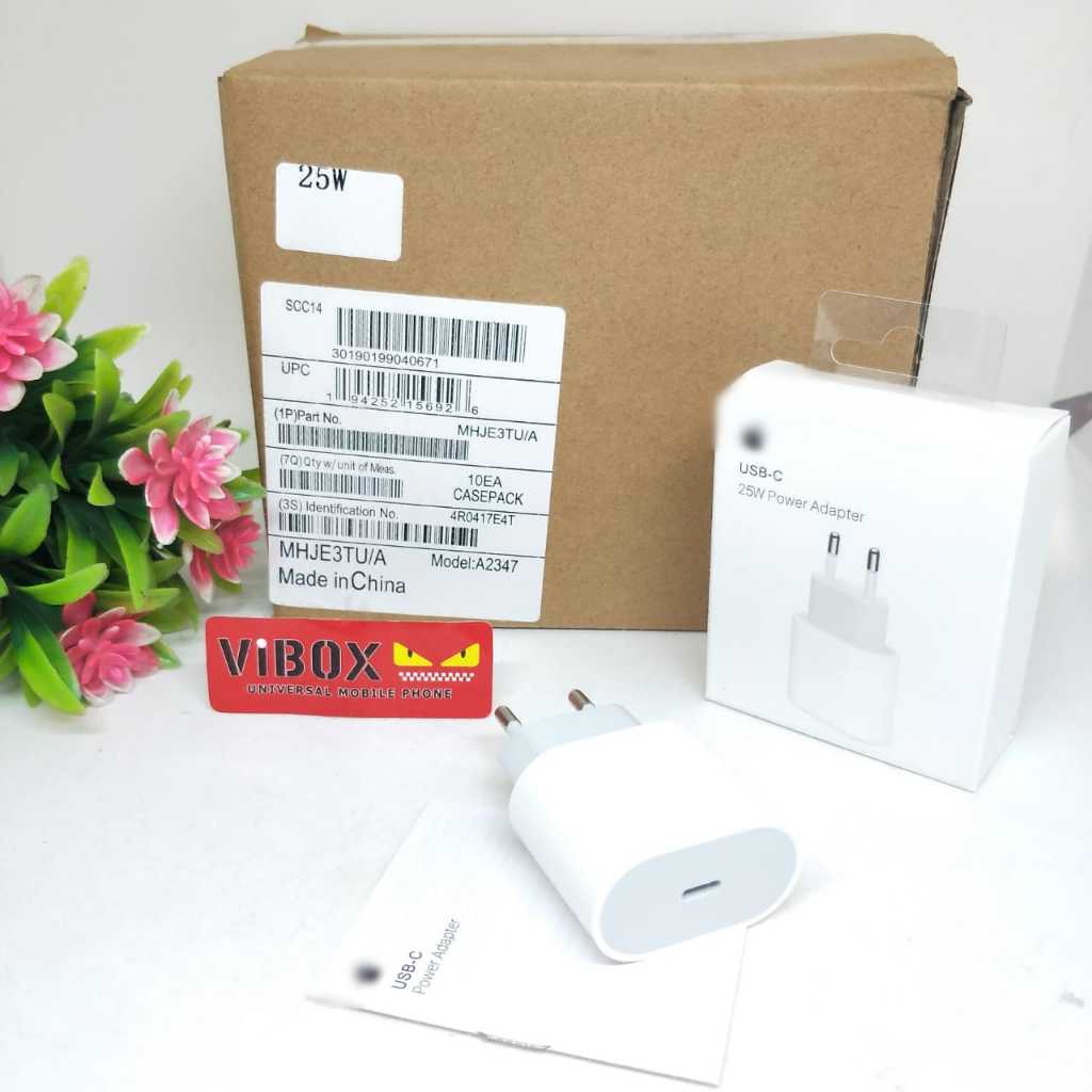 A2347 Batok per box isi 10pc 25W PD USB C 15ProMx ori Real ic Compatible Semua Hp ios BY SMOLL