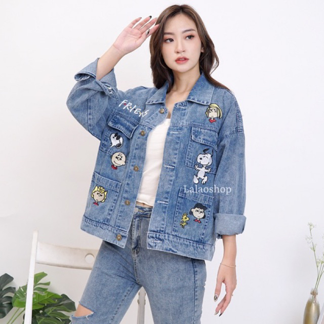 Eve Jacket Jeans | Comic Jacket Karakter Jeans Bordir Premium