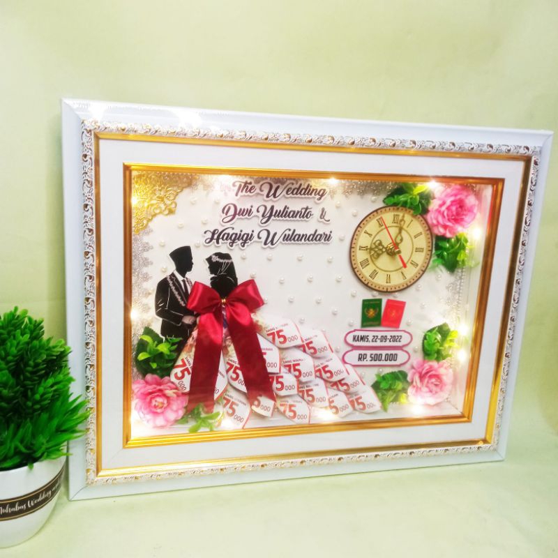 Mahar Pernikahan / Mahar Jam Gaun / Mahar Gaun / Mahar Pernikahan Bingkai / Mahar Simple
