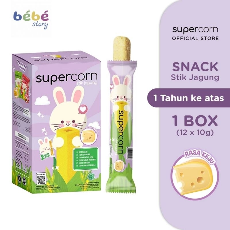 

SUPERCORN STIK JAGUNG RASA KEJU 10G - 1 BOX