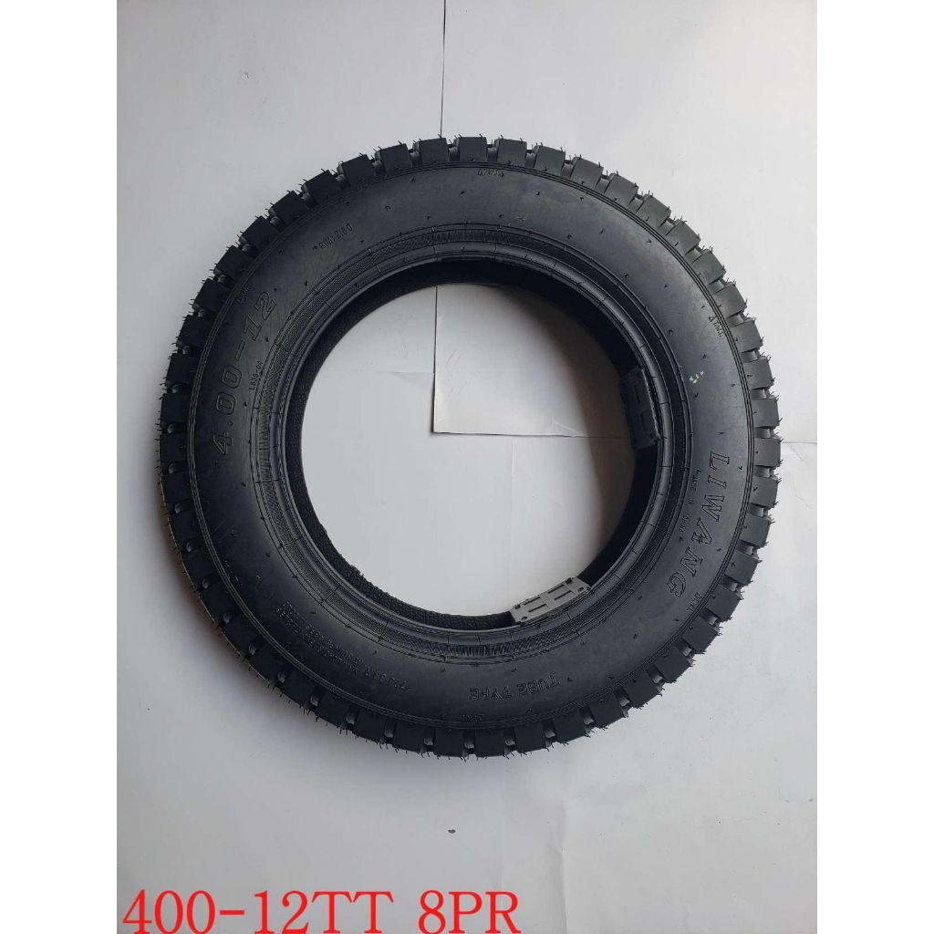 Ban Luar Viar roda 3 400-12 / 450-12 / ban luar viar tosa 500-12 MERK LIWANG  BAN KARET KERAS