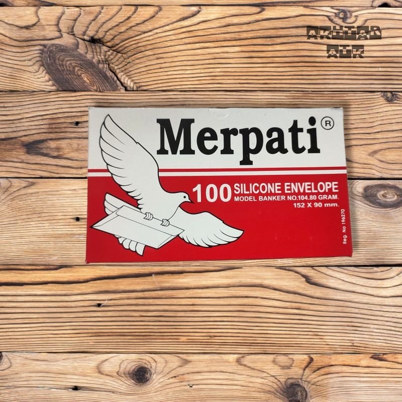 

Amplop merpati tanggung lem