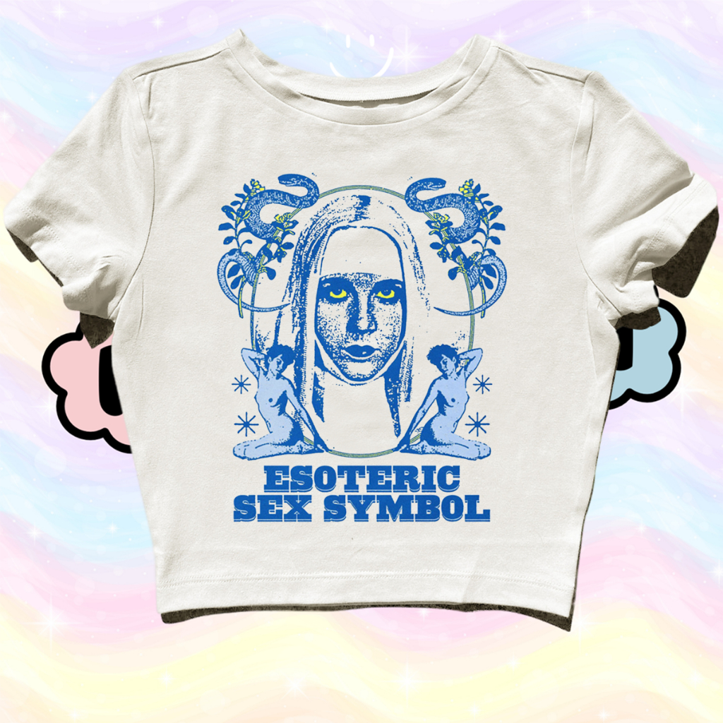 STARPERSON | CROP TOP ESOTERIC SEX SYMBOL | GRUNGE | Y2K | METAL | VINTAGE | AESTHETIC | BAND | MUSI