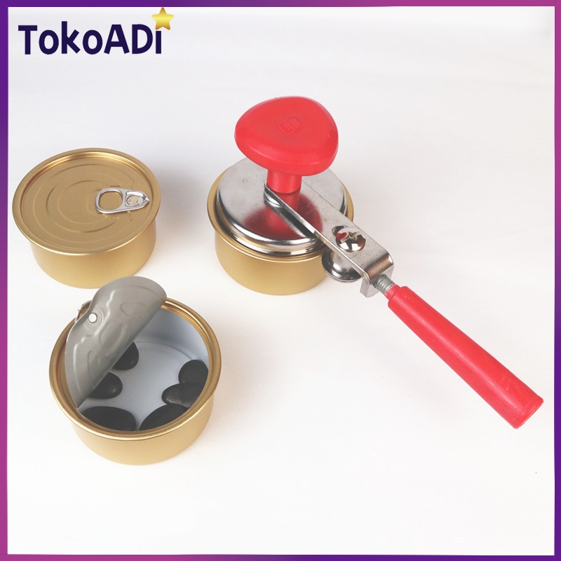 POPcan PETcan Seamer Alat Manual Can Sealer Penutup Kaleng Botol 5.2CM