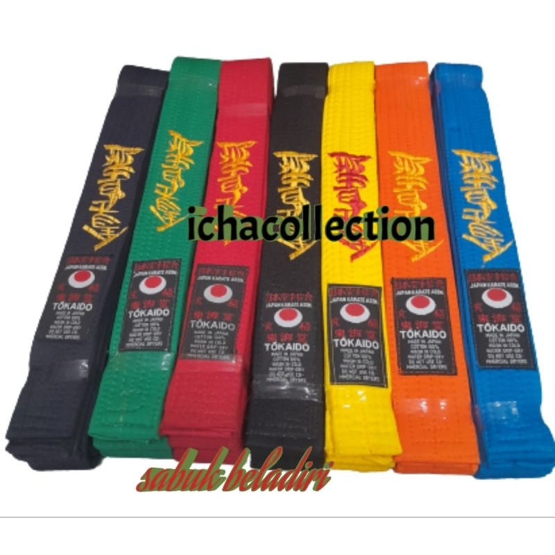 Sabuk beladiri sabuk karate GI  taekwondo Tokaido