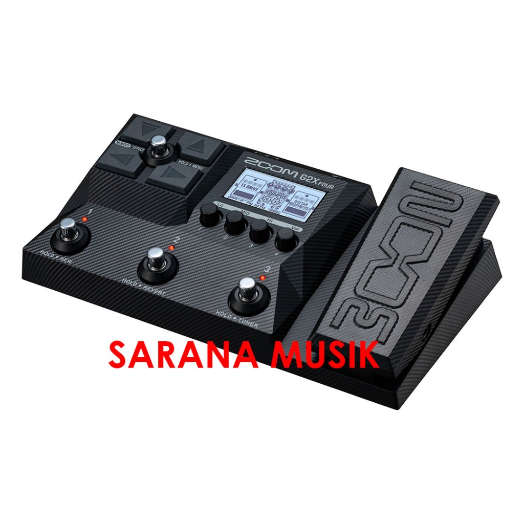 Efek Gitar Zoom G2X Four Multi Effects Pedal Zoom G-2X Four + Adaptor original