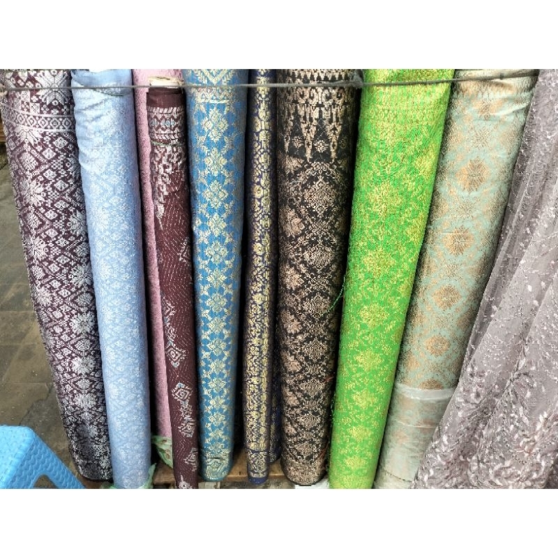 songket semi Palembang meteran