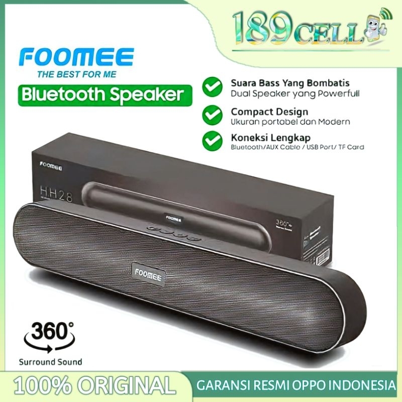 SPEAKER FOOMEE HH28 ORIGINAL SPEAKER BLUETOOTH SOUNDBAR