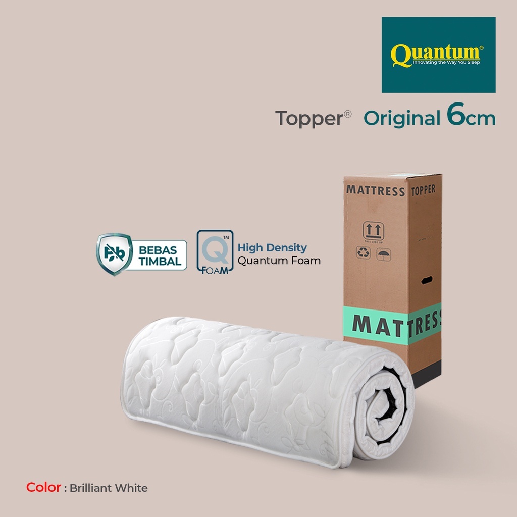 Kasur quantum Mattress Topper original Pelindung/pelapis Spring Bed