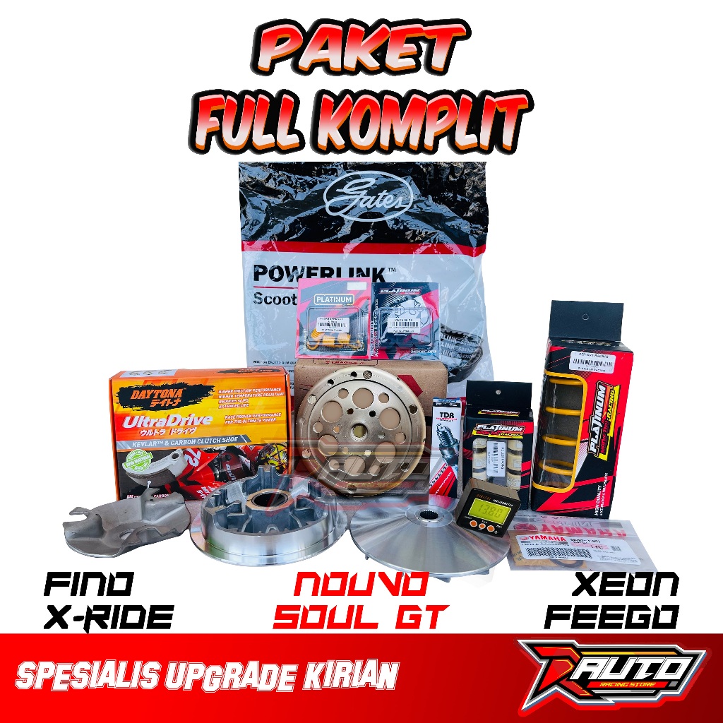 Mio Sporty Full Set Kirian Paket Komplit Kirian Racing Mio Paket Kirian Mio j paket kirian Mio smile