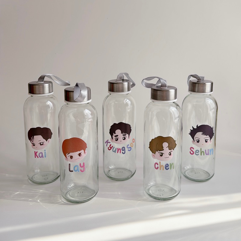 Pipolio: EXO edition |  Botol minum aesthetic | Tumbler aesthetic | Botol minum custom Korea
