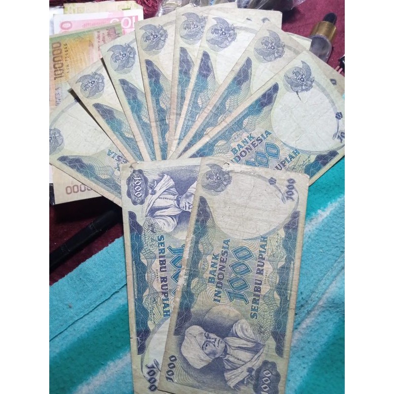 uangkuno 1000 Diponegoro Thun 1975