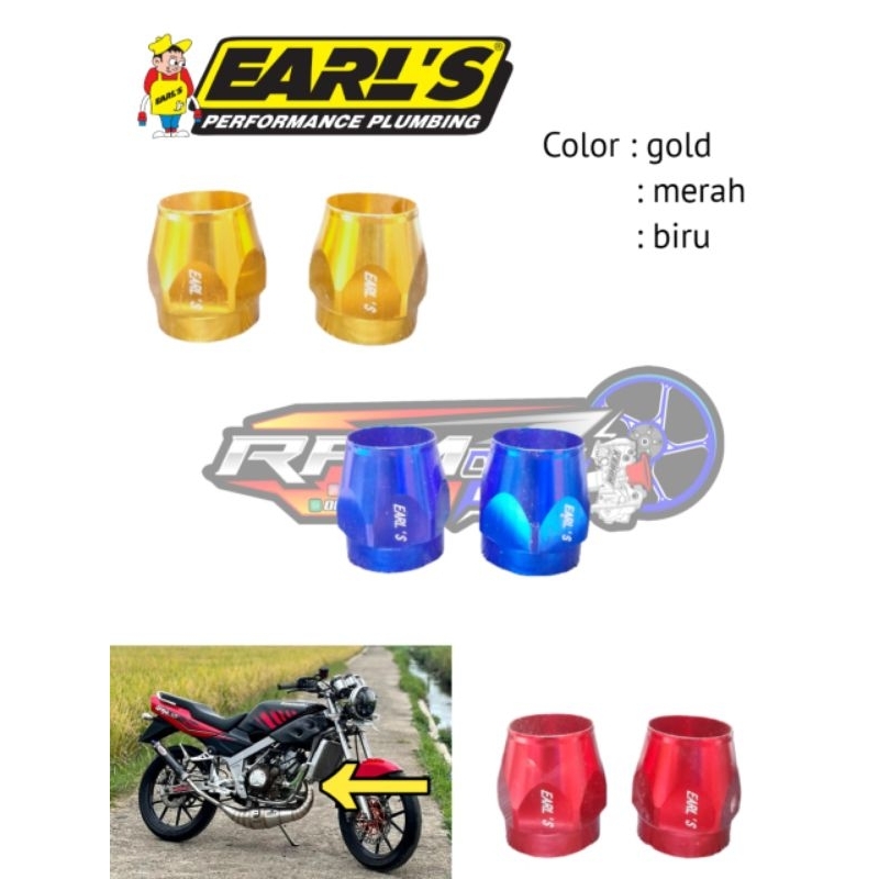 Cover klem selang radiator samco cnc by earl's clem selang radiator cnc klem cnc selang radiator kle