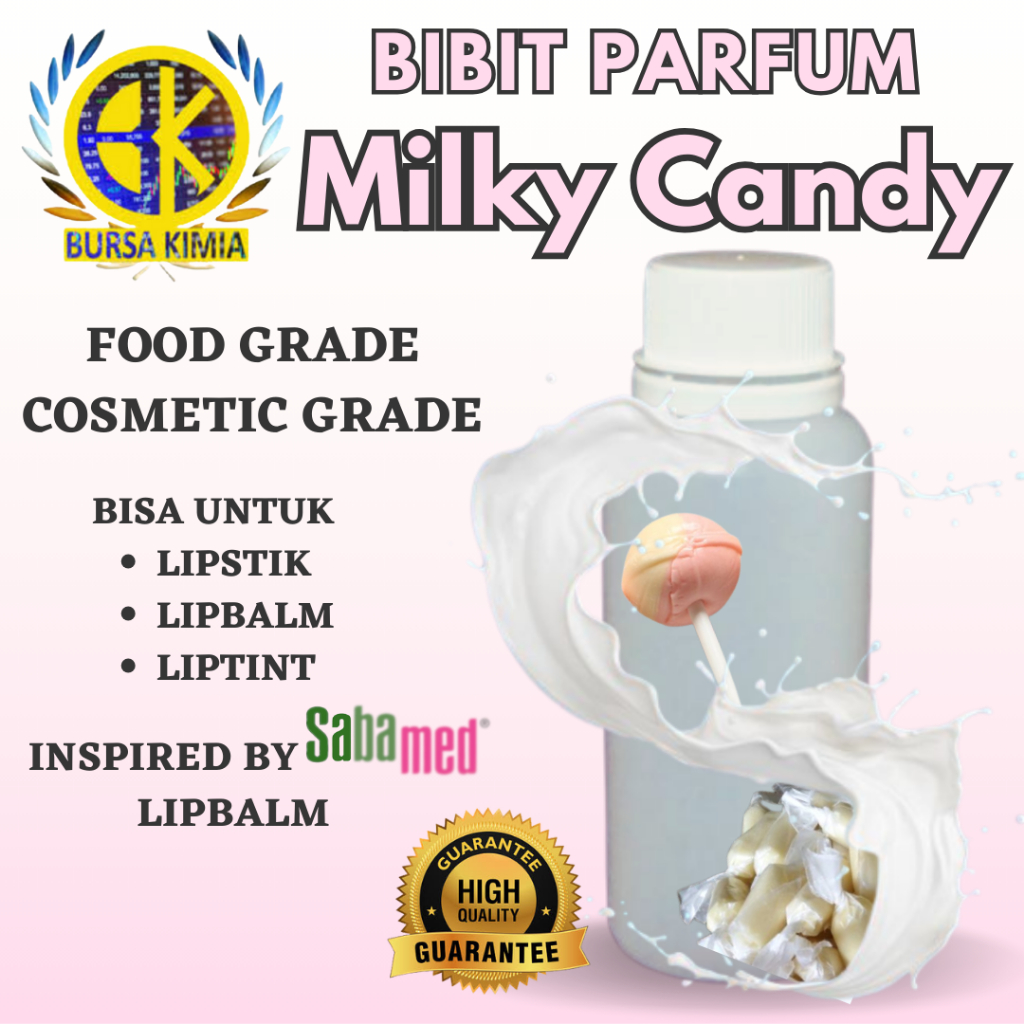 

Essence Food Grade 30gr Milky Candy / Flavor Penambah Aroma pada Makanan Minuman Vape Kue Tanpa Bahan Campuran