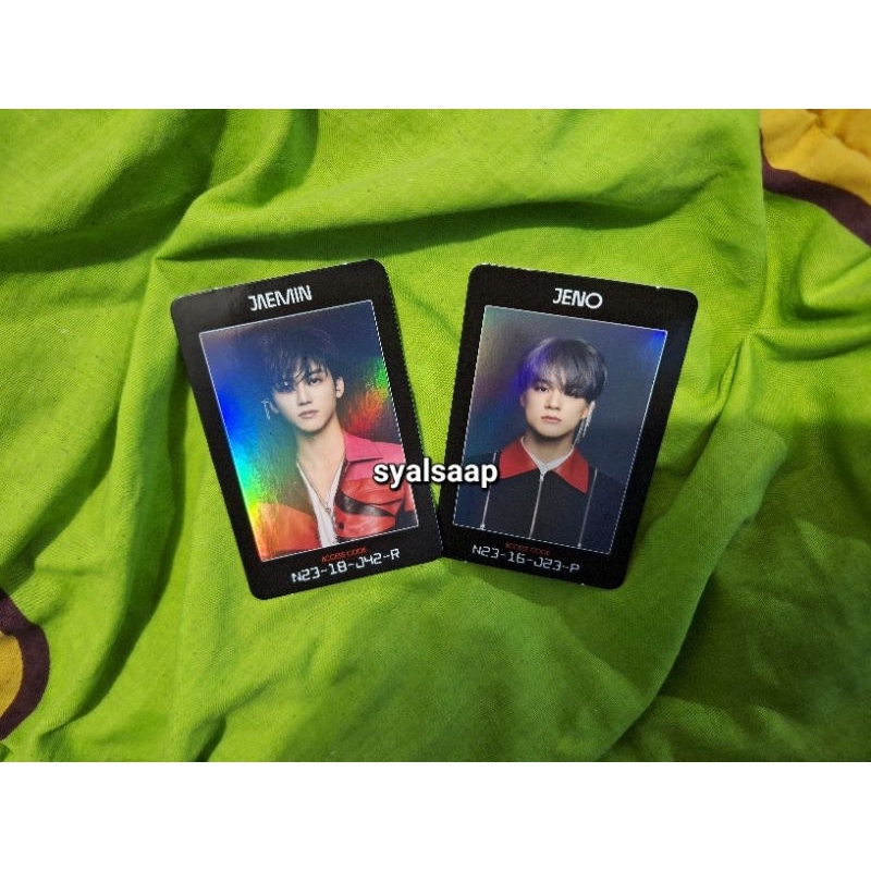 ac jeno jaemin nct access card pc arrival nct 2020