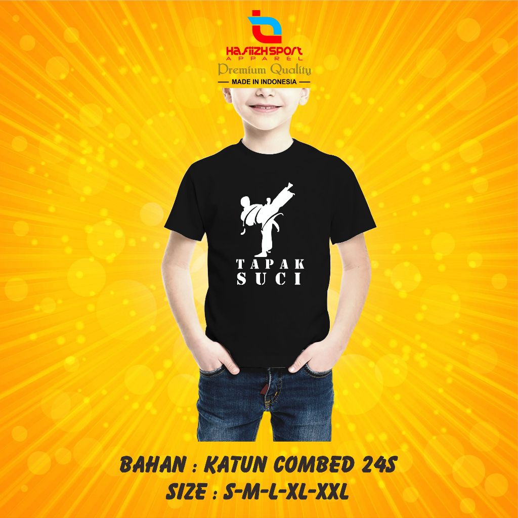 KAOS BAJU ANAK TAPAK SUCI SILUET PREMIUM