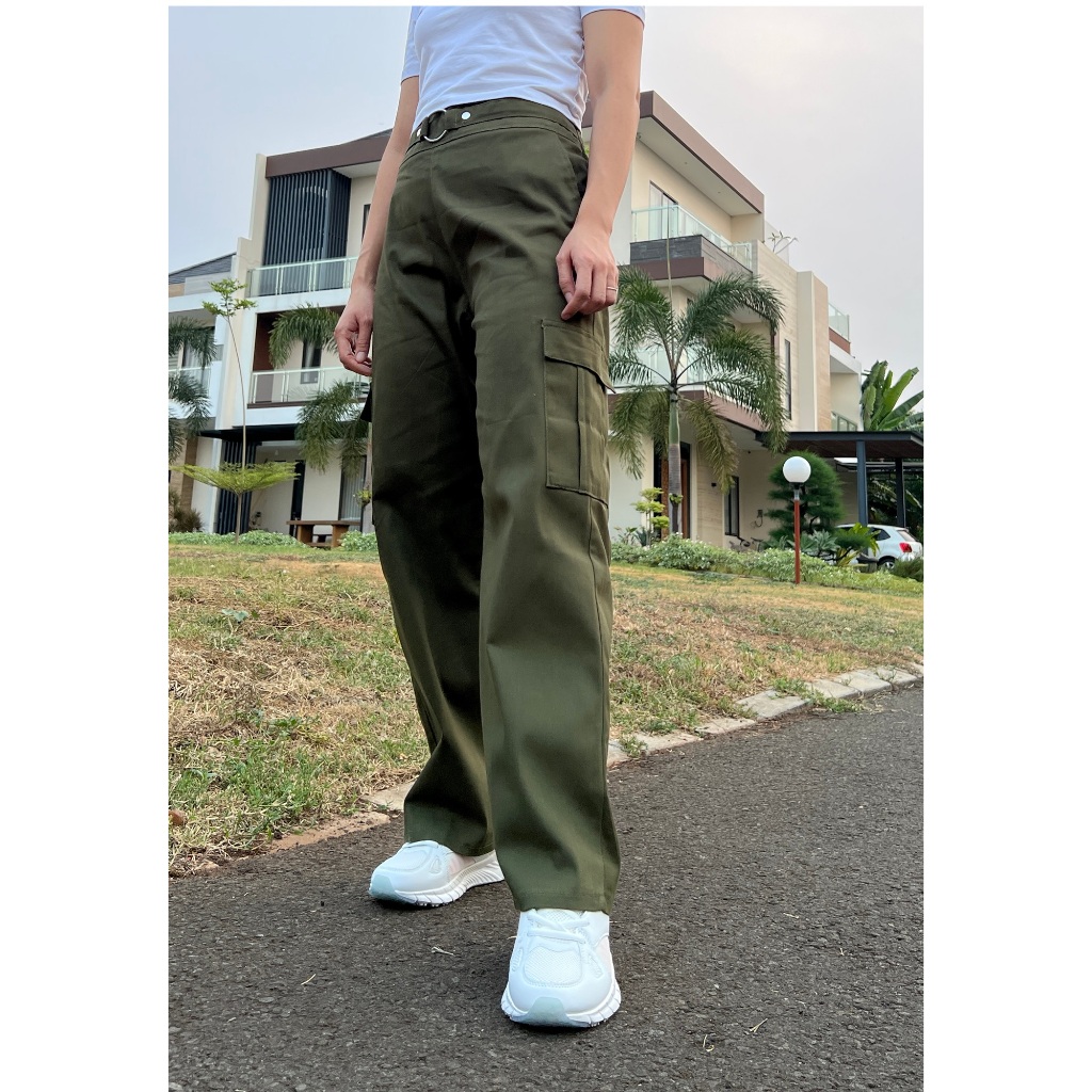 CELANA CARGO PINGGANG KARET | CELANA CARGO Wanita