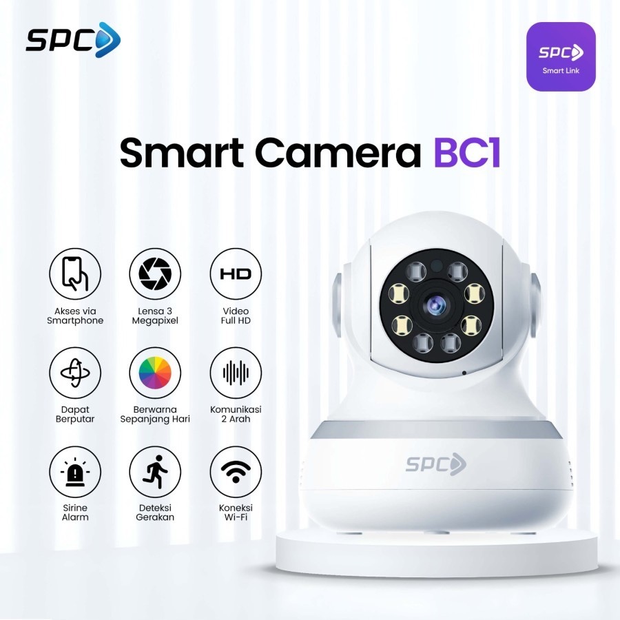 SPC Ipcam CCTV Wifi Ip Camera SPC Series Smart BC1 3MP