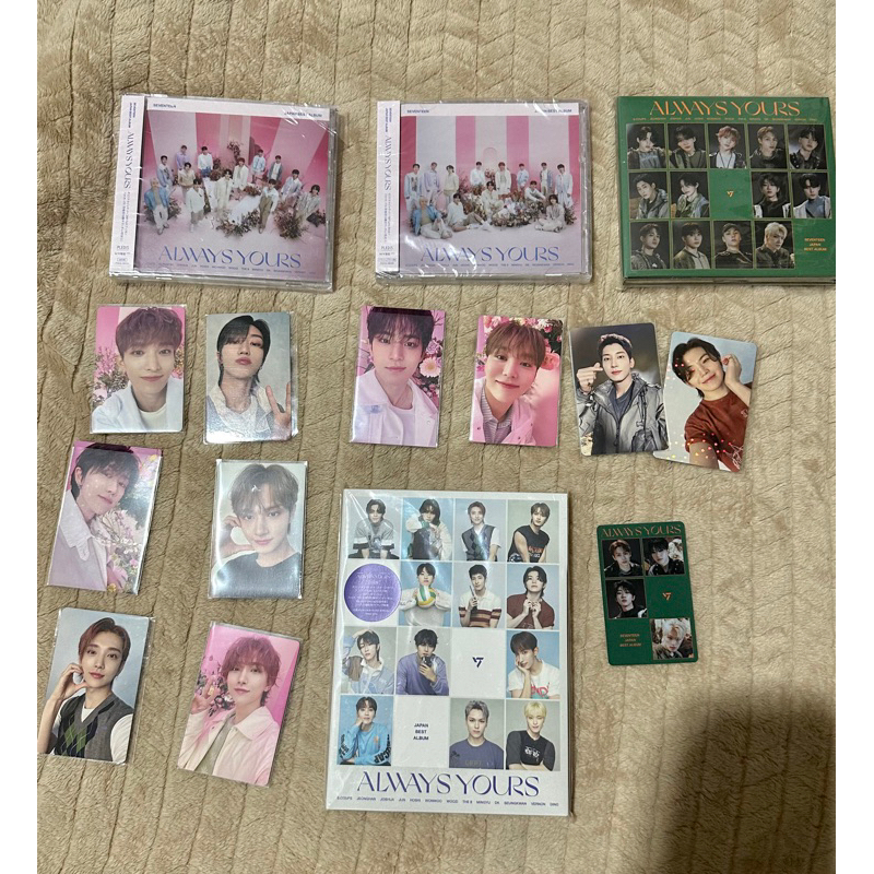 Ready Stock - Seventeen Always Yours Album Unsealed Pob Bene UMS Weverse Japan Pc Wonwoo Mingyu Seun