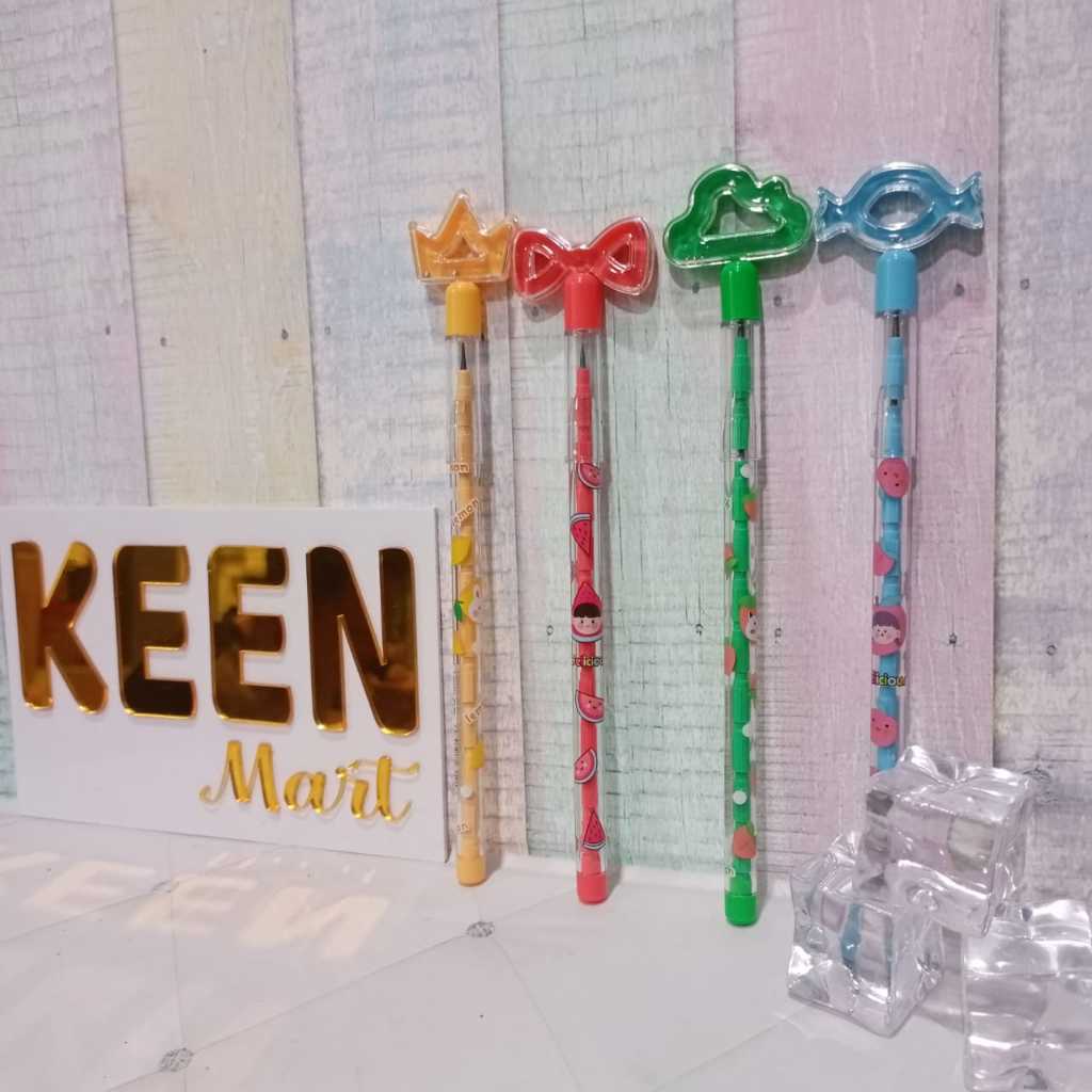 

Pensil lantu/lantu bensia/pensil cabut lucu/pensil bongkar pasang PITA