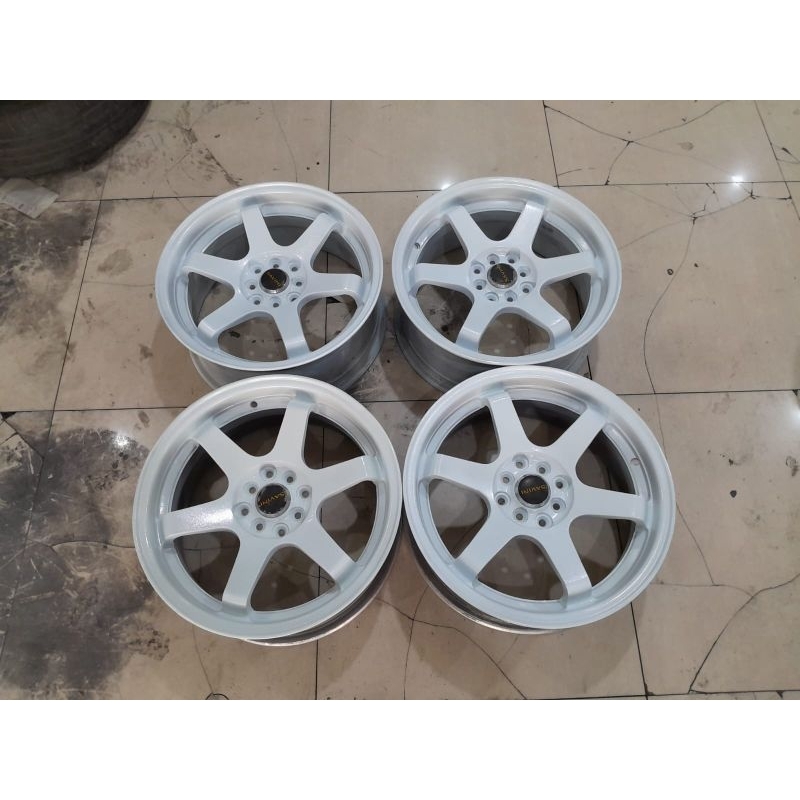 Velg Volk Rays Te37 Ring 17 Lebar 7 Pcd 8x100/114 Et 42 Cocok Avanza xenia brio agya ayla City Balen