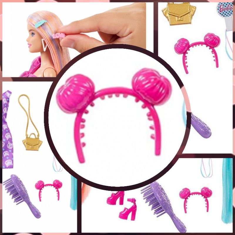 Bando Pink Barbie Blonde Doll Totality Hair 2023