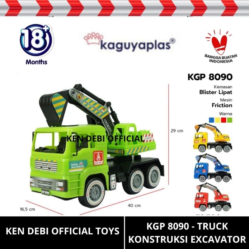 ARFB - Mainan Mobil Truck BEKO Excavator Konstruction KGP 8090
