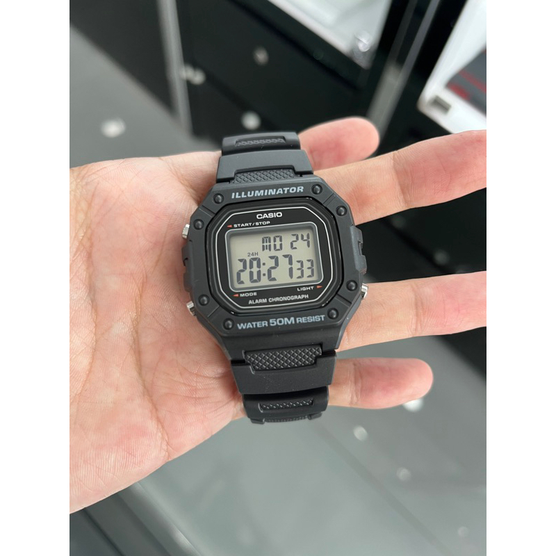 Jam Tangan Pria Casio W-218H-1AVDF / W-218H-1A Original