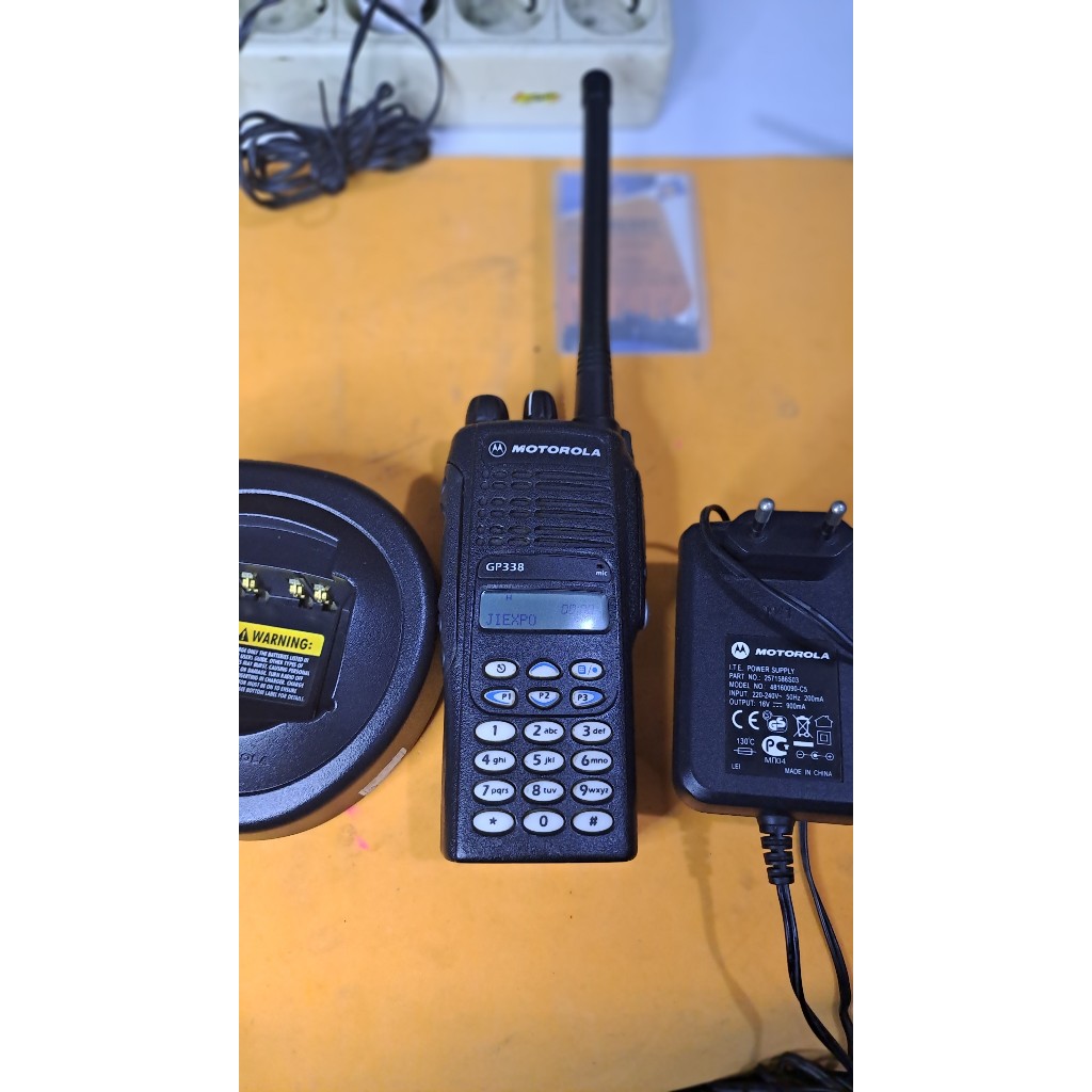HT MOTOROLA GP338 VHF 136 MHZ SD 174MHZ BEKAS HT MOTOROLA GP 338 FREKUENSI VHF NORMAL