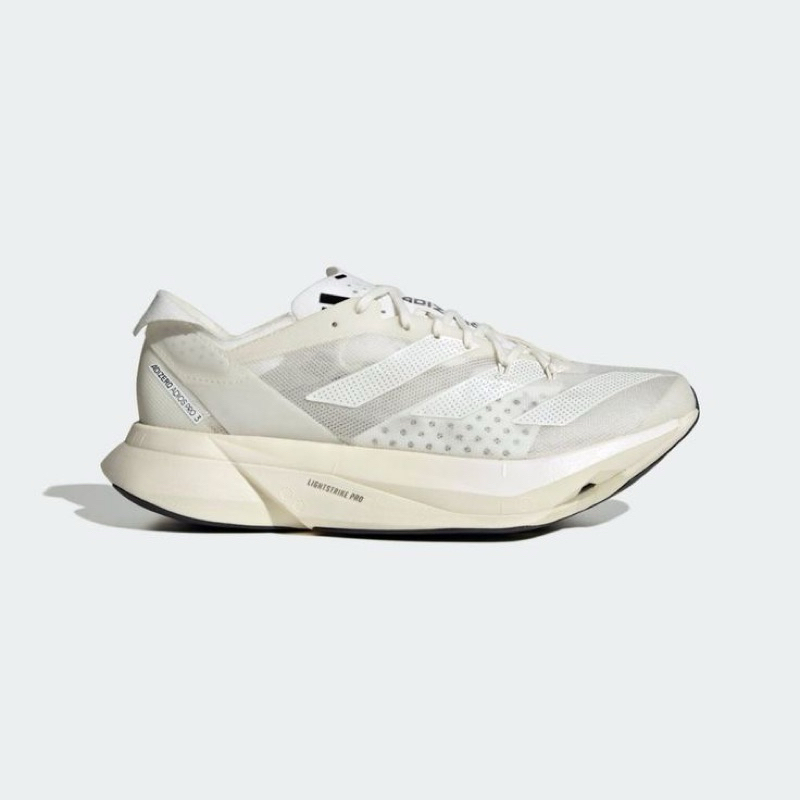 Sepatu lari adidas Adizero adios pro 3 full white