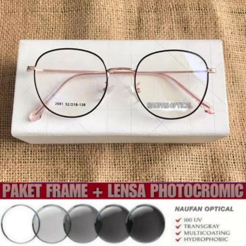 frame kacamata photocromic anti Blu-ray / minus/cly/plus/ normal anti radiasi supersin / kacamata bu
