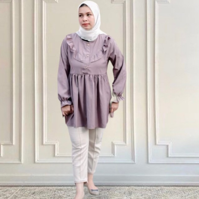 CIAKIDZ (ADULT) | JASMINE TUNIK | TUNIK WANITA | TUNIK BUSUI | BAJU COUPLE IBU DAN ANAK | BAJU CRINK