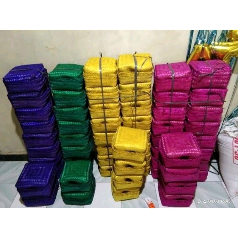 

[ Halodul ] BESEK BAMBU, BESEK WARNA (chat seller dulu sebelum order) | besek bambu hampers lebaran