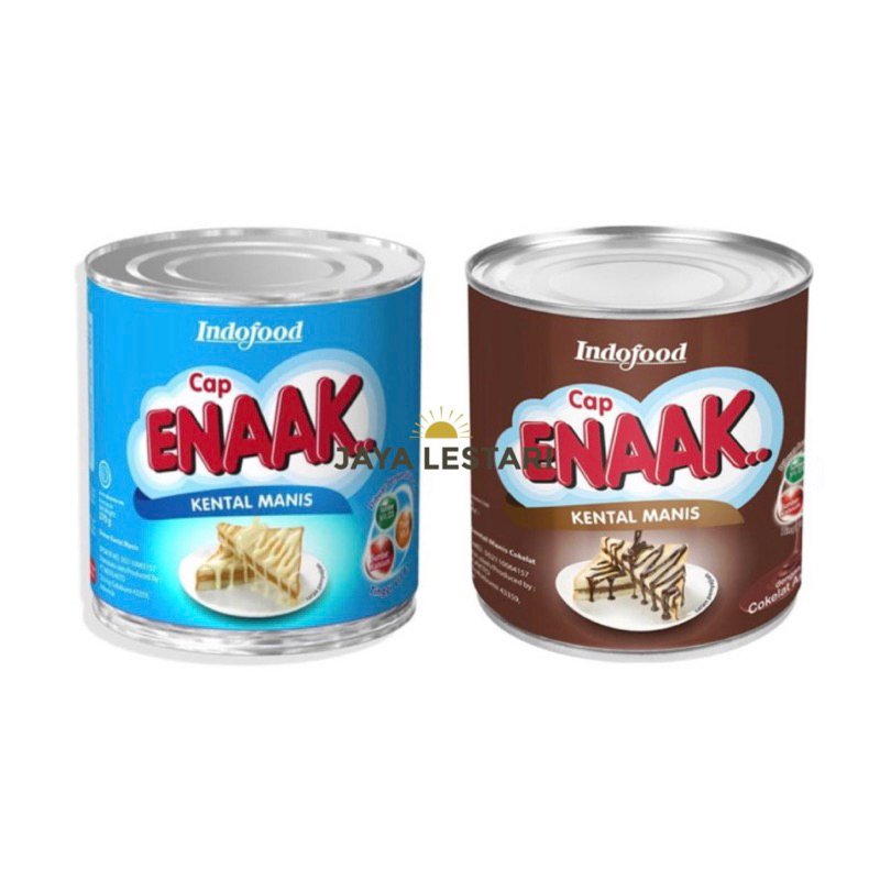 

Indofood Cap Enaak Susu Kental Manis Kaleng (370g) (2 Varian)