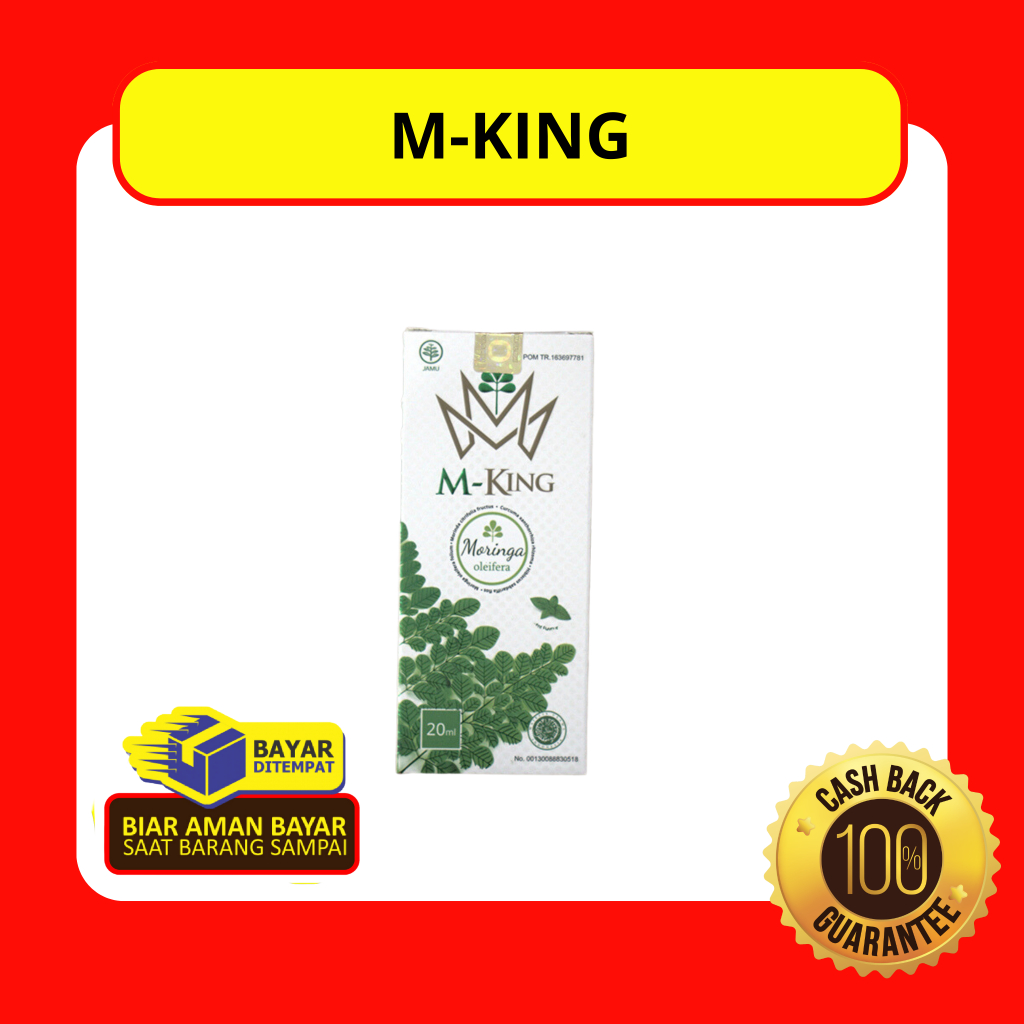 BPOM ORI M-KING Aslii 100% Obat Herbal Tetes Untuk Kesehatan Tubuh