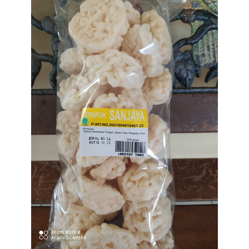 

KERUPUK IKAN TENGGIRI SANJAYA 200gram //MAKANAN BANGKA//OLEH-OLEH KHAS BANGKA