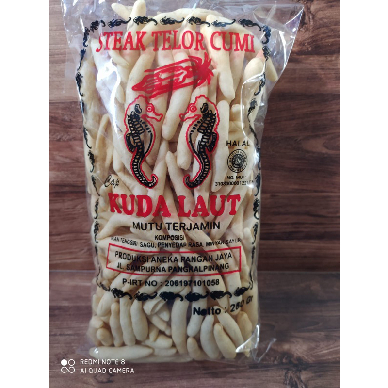 

STEAK TELOR CUMI MERK KUDA LAUT 250gram //MAKANAN BANGKA//OLEH-OLEH BANGKA