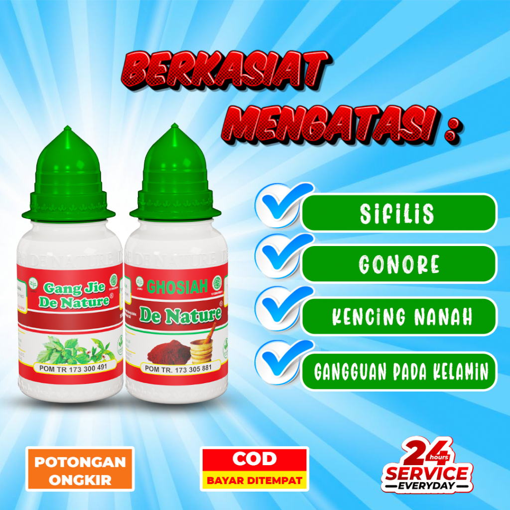 Bisa Bayar Di Tempat  Obat Sipilis - Gonore - Kencing Nanah - Kencing Nyeri Ampuh