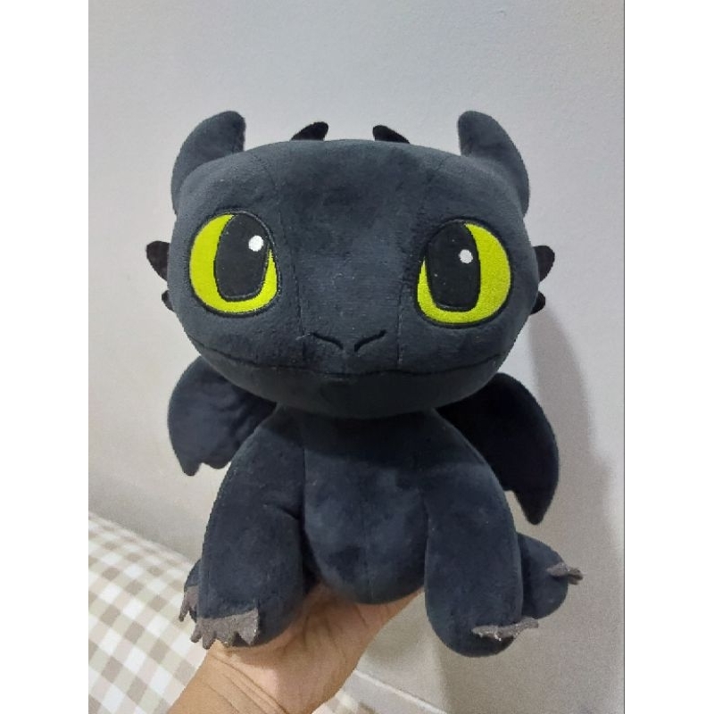 Boneka Toothless ORI Dreamworks How to train your dragon Night Furry Preloved Good Condi Brand with 