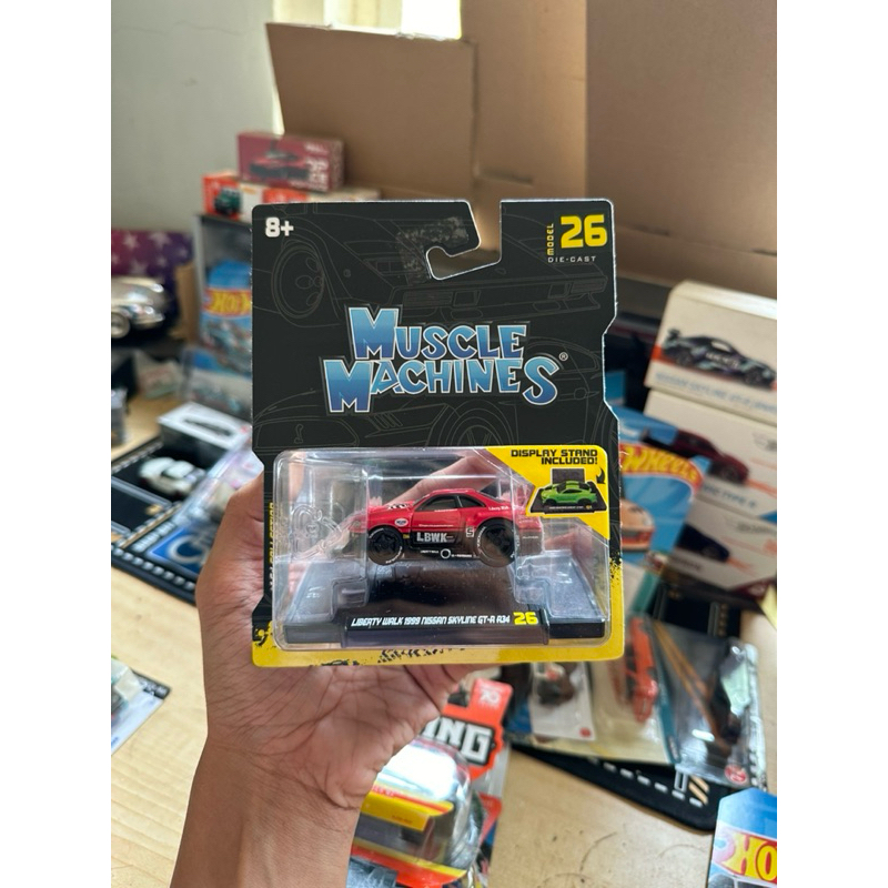 MUSCLE MACHINES LIBERTY WALK NISSAN SKYLINE GTR R34 ER34 LBWK