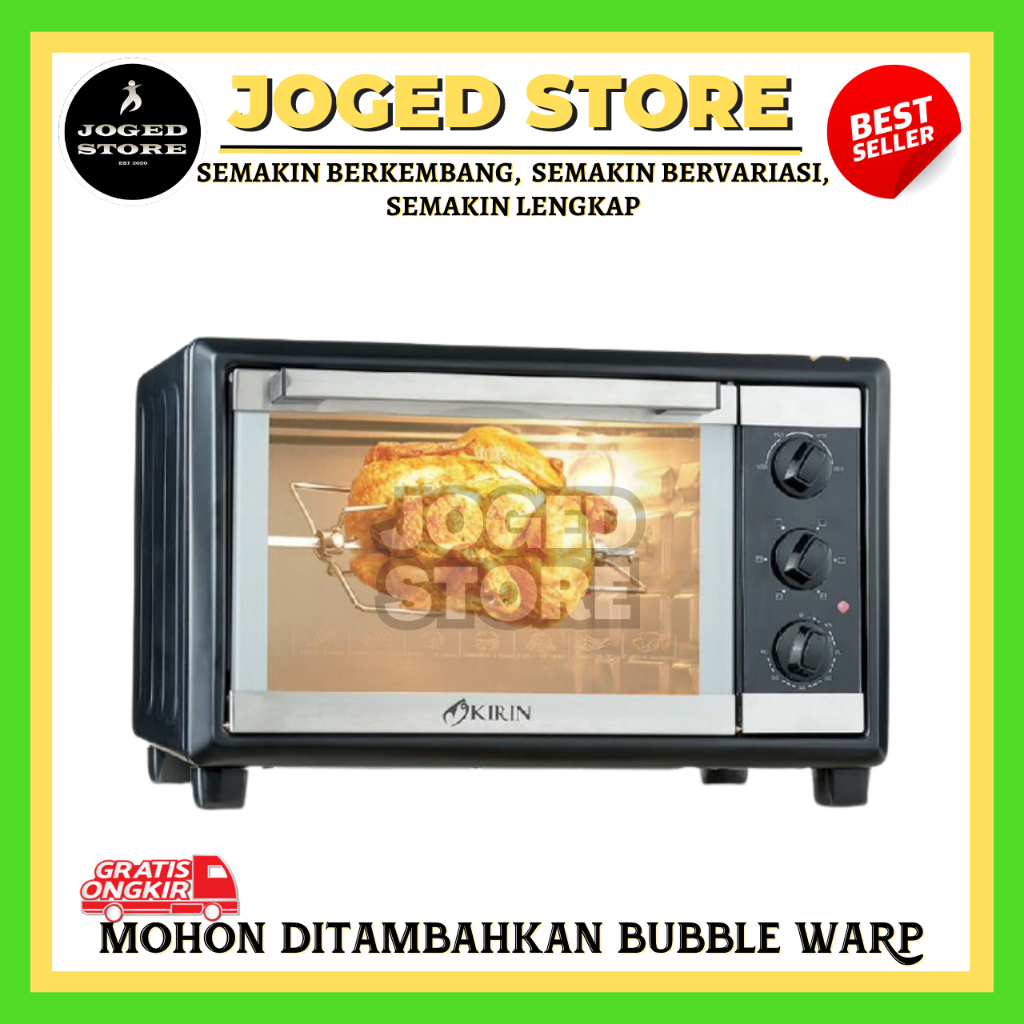 KIRIN OVEN KIRIN KBO-200RA ELECTRIC OVEN | MICROWAVE KIRIN 20 LITER | KIRIN