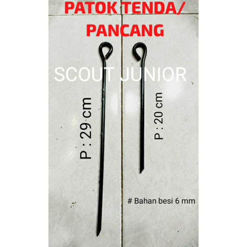 PANCANG TENDA / PATOK BESI